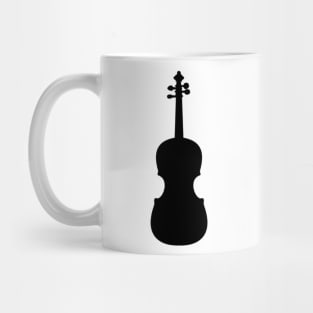 Violin vector silhouette Mug